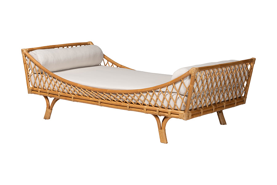 Bali & Pari Akemi Handwoven Rattan Daybed