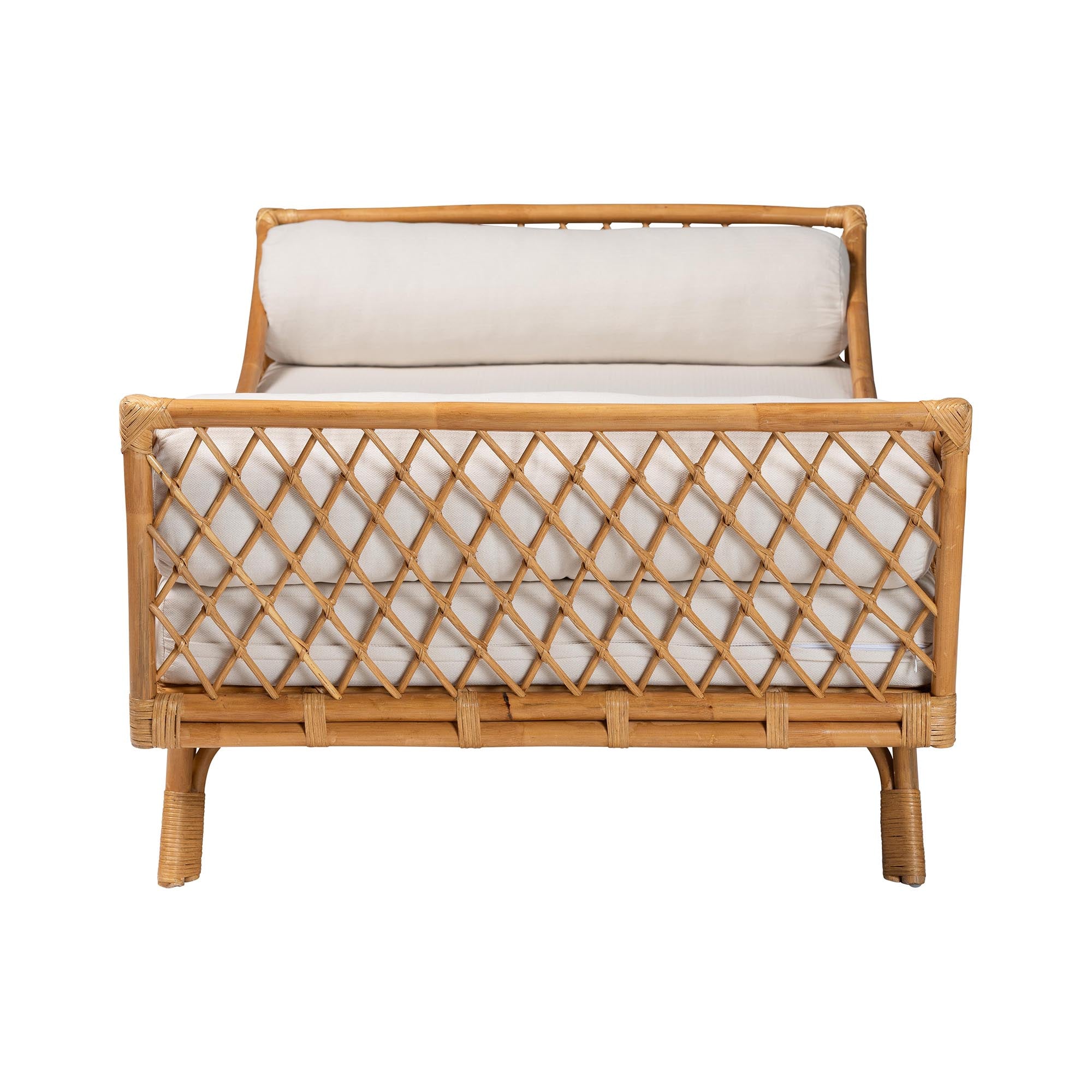 Bali & Pari Akemi Handwoven Rattan Daybed