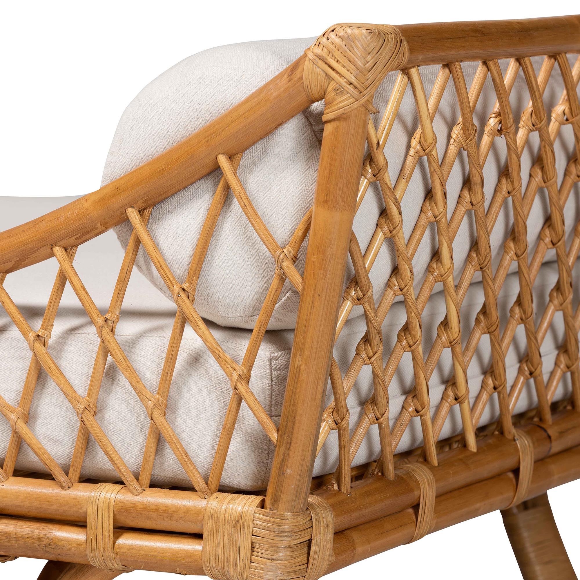 Bali & Pari Akemi Handwoven Rattan Daybed