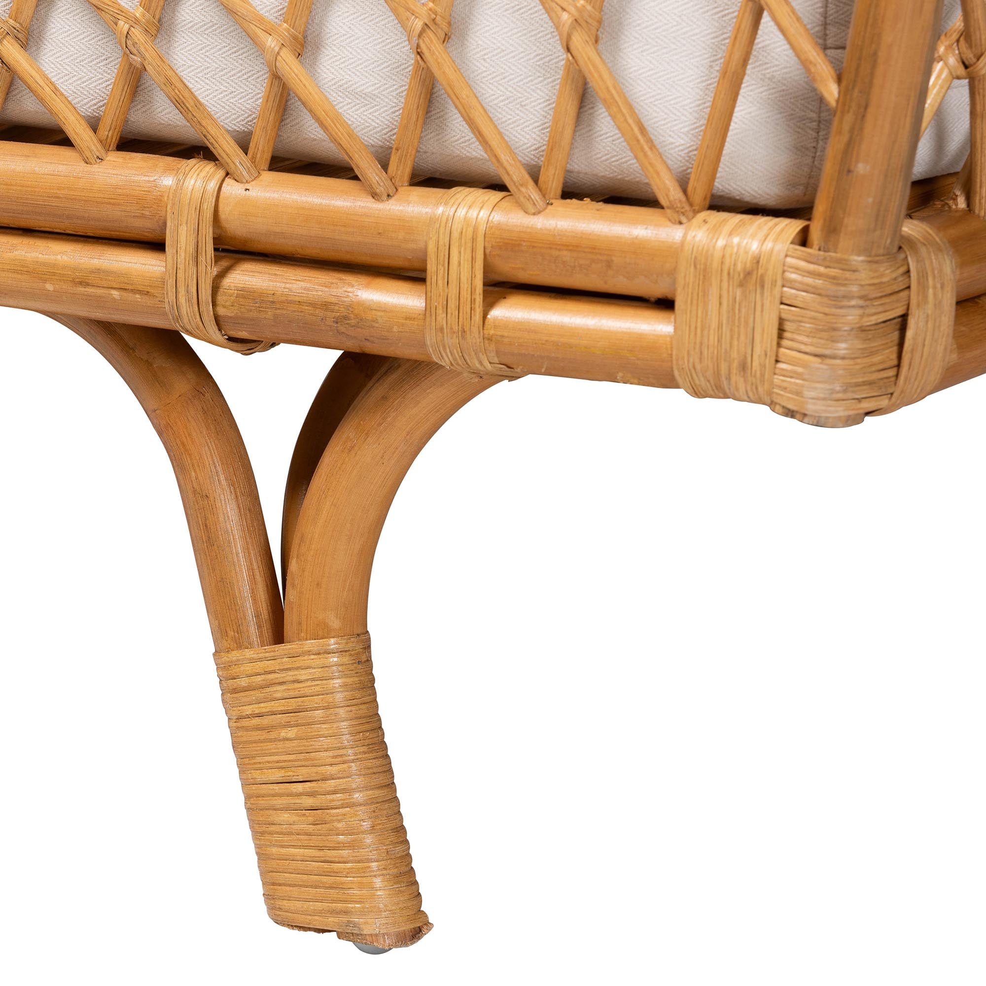 Bali & Pari Akemi Handwoven Rattan Daybed