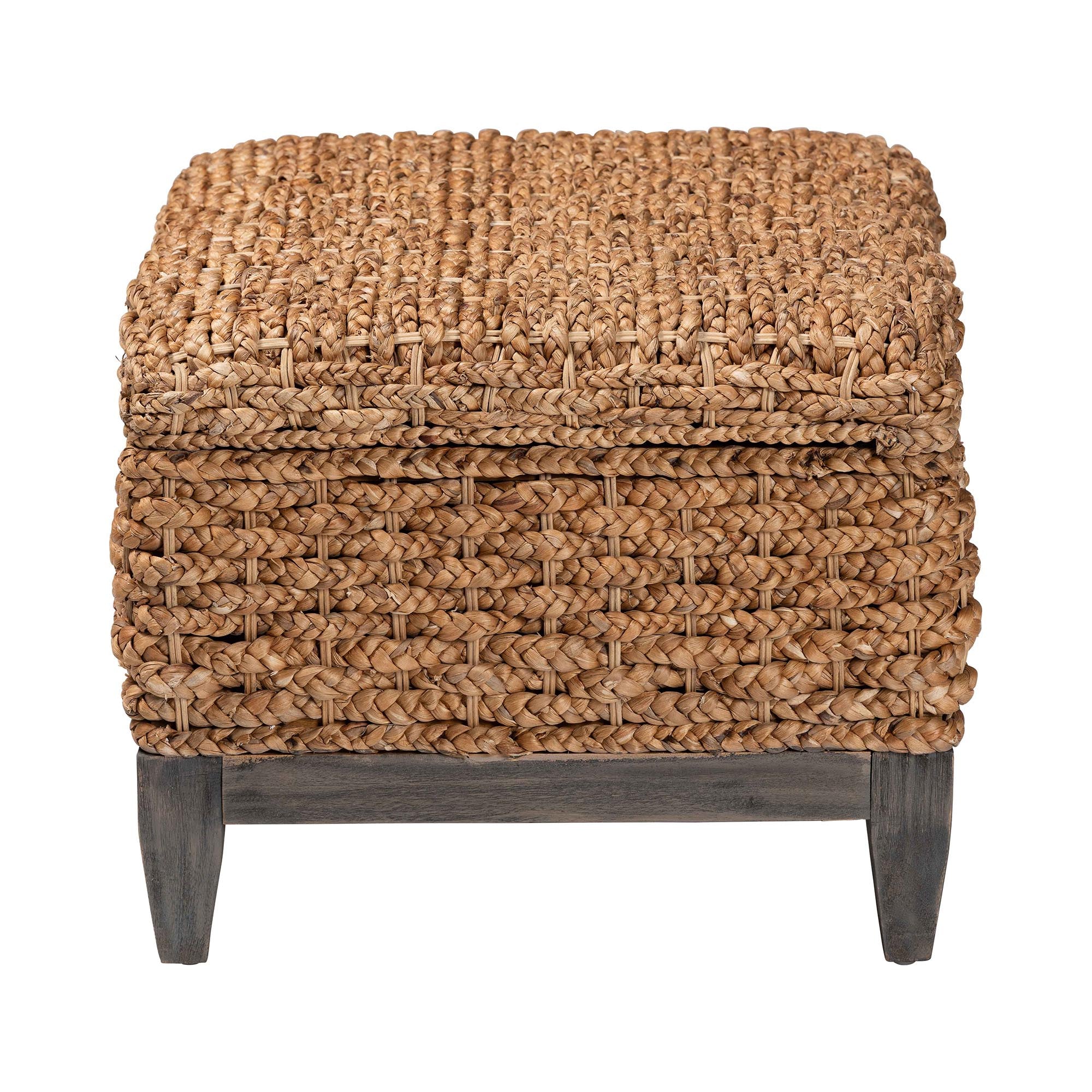 Bali & Pari Bailey Handwoven Seagrass Storage Ottoman