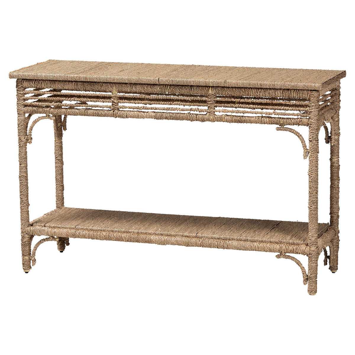Bali & Pari Ganit Handwoven Seagrass Console Table