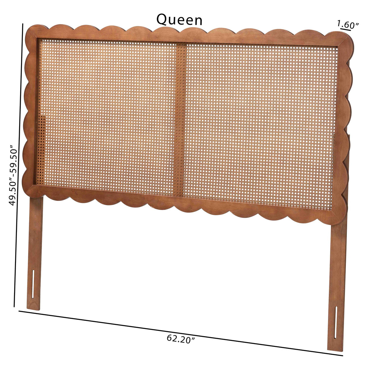 Orianthe Scalloped Headboard