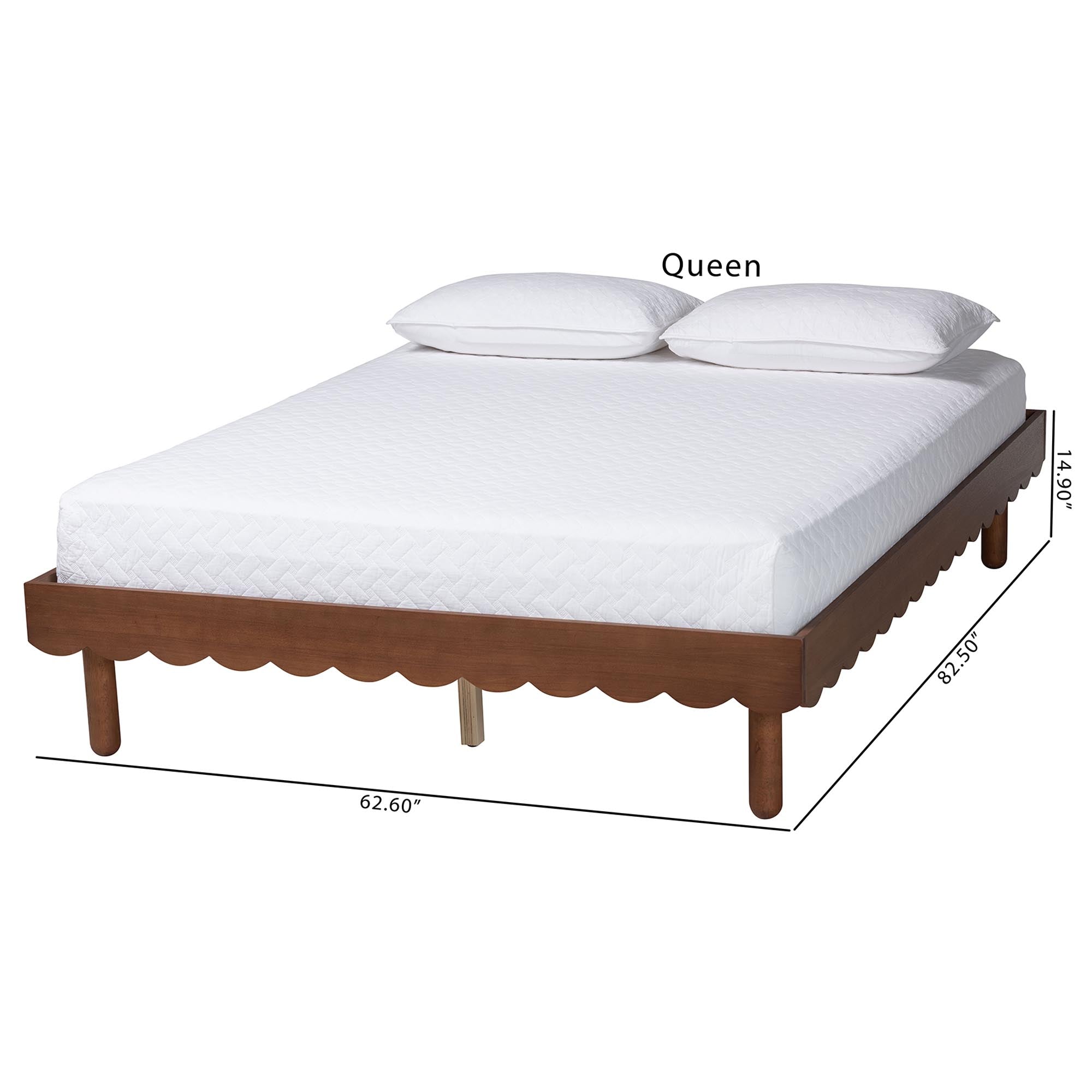 Orianthe Wood Platform Bed