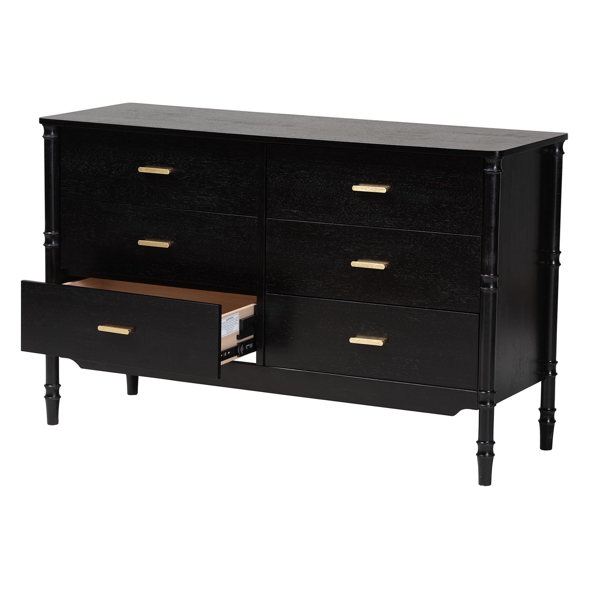 Marisela Wood 6-Drawer Dresser
