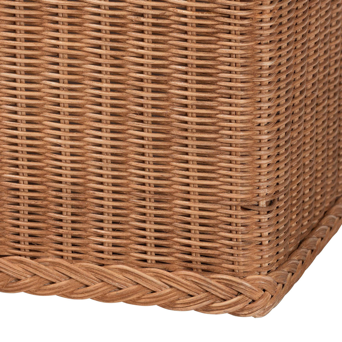 Bali & Pari Eamon Braided Rattan Storage Bench