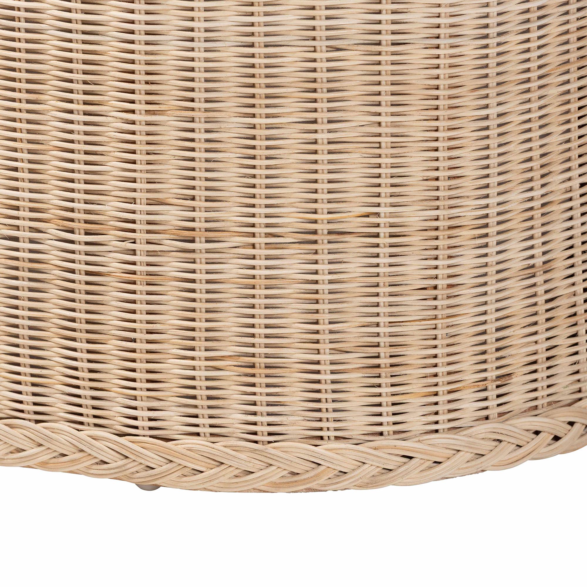 Bali & Pari Barid Braided Rattan Storage Bench