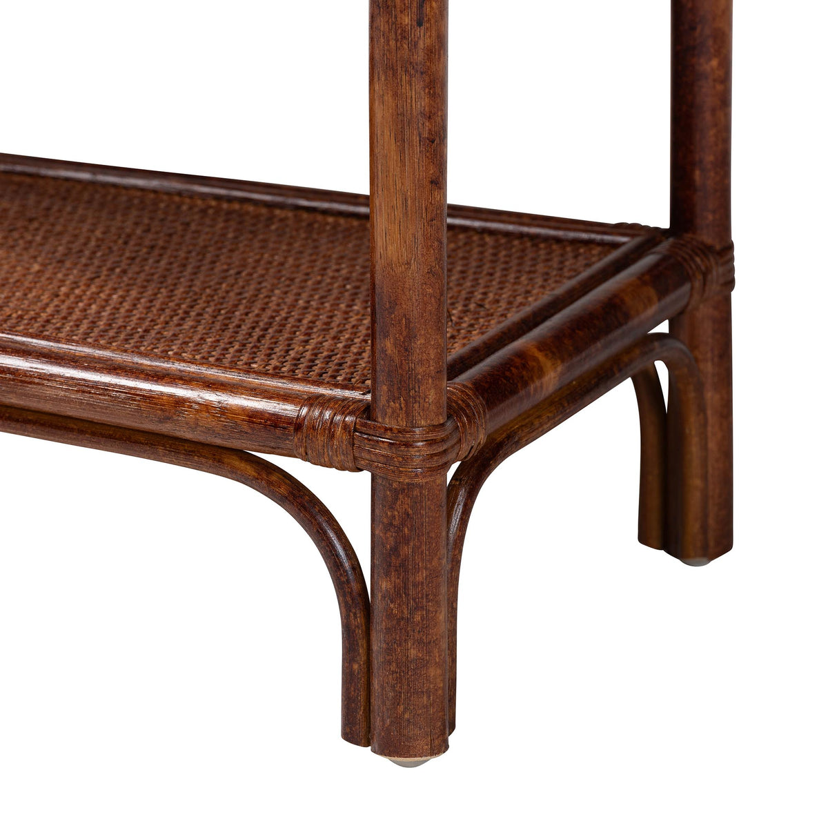 Bali & Pari Sebalio Tortoise Rattan Console Table