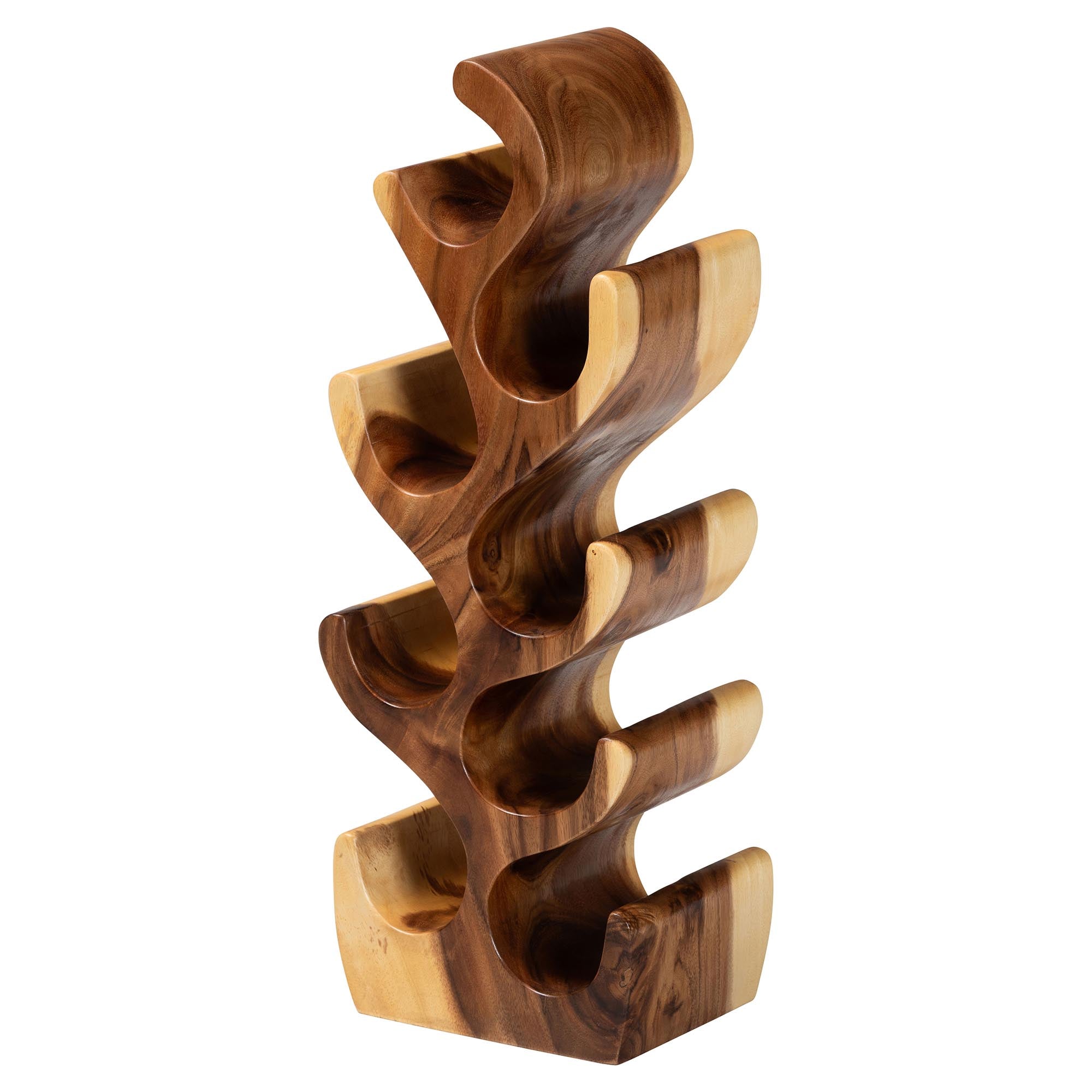 Bali & Pari Matana Suar Wood Wine Rack