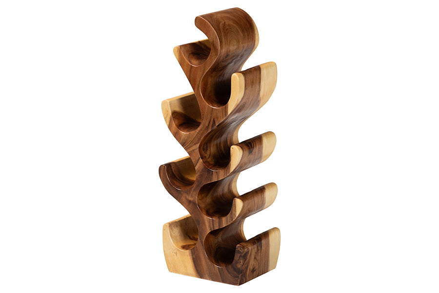 Bali & Pari Matana Suar Wood Wine Rack