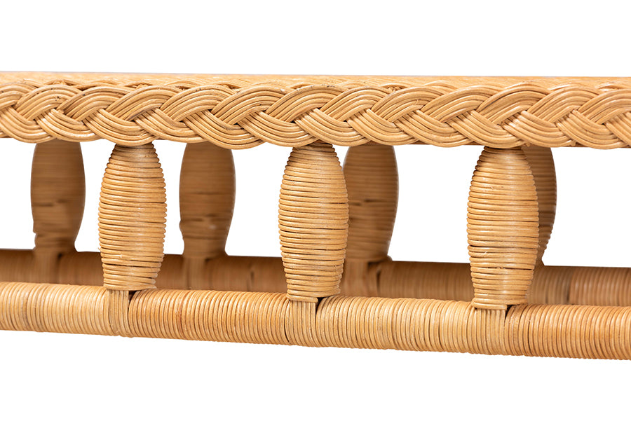 Bali & Pari Dolby Rattan Console Table