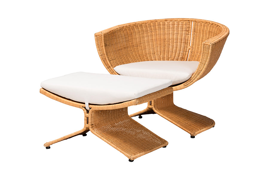 Bali & Pari Reya Rattan 2-Piece Living Room Set