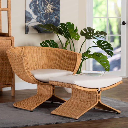 Bali & Pari Reya Rattan 2-Piece Living Room Set