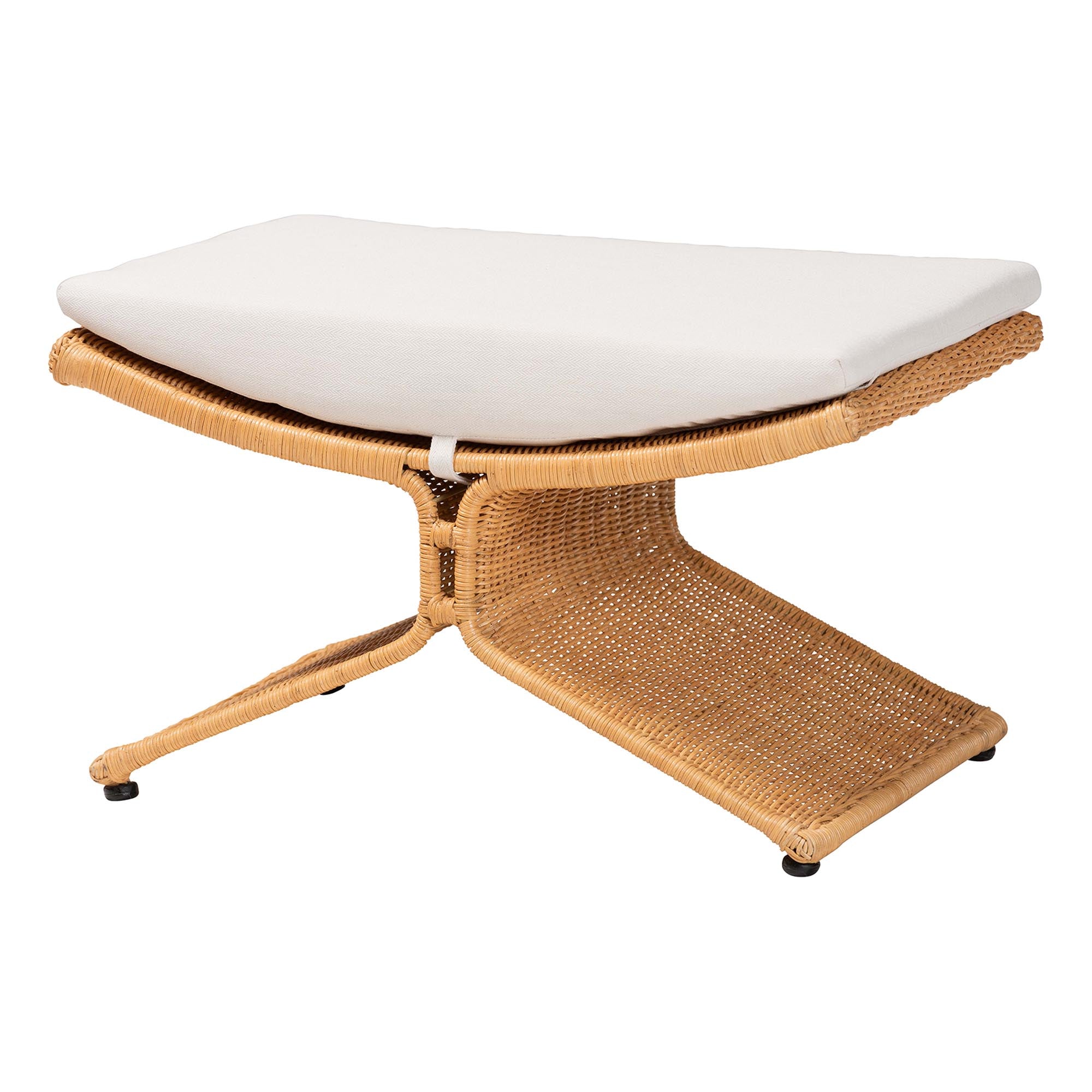 Bali & Pari Reya Rattan Footstool