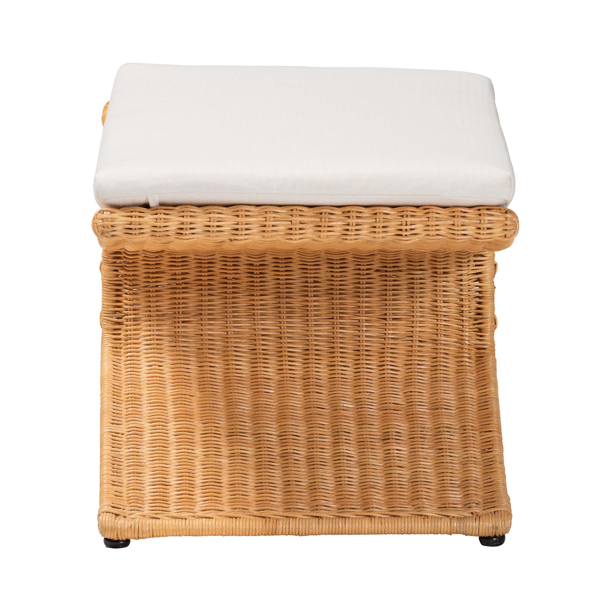 Bali & Pari Reya Rattan Footstool