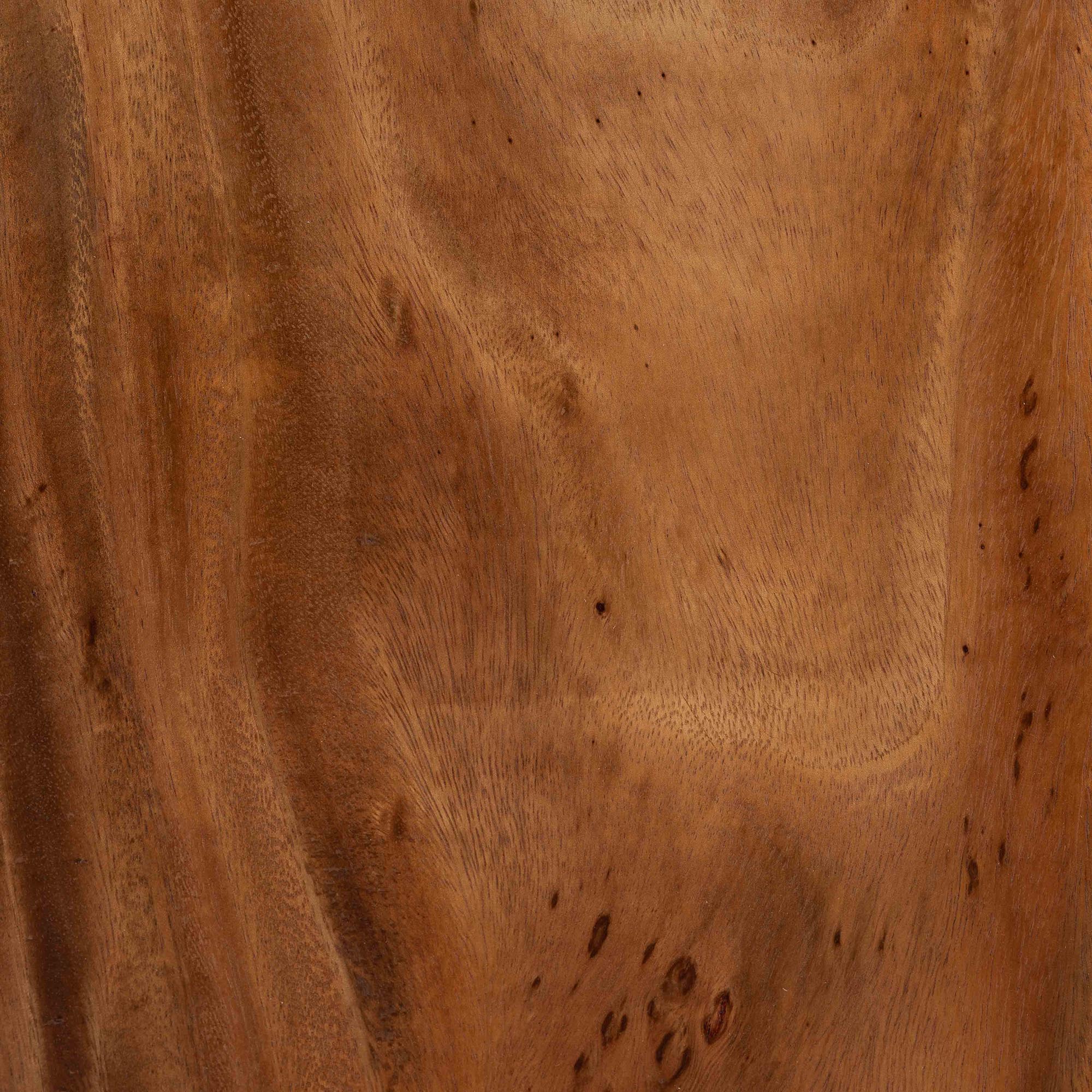 bali & pari Lin Suar Wood Dining Chair Set of 2 - Handcrafted Solid Wood Chair with Grain Pattern, Rustic Modern Accent Seating for Dining Room or Kitchen