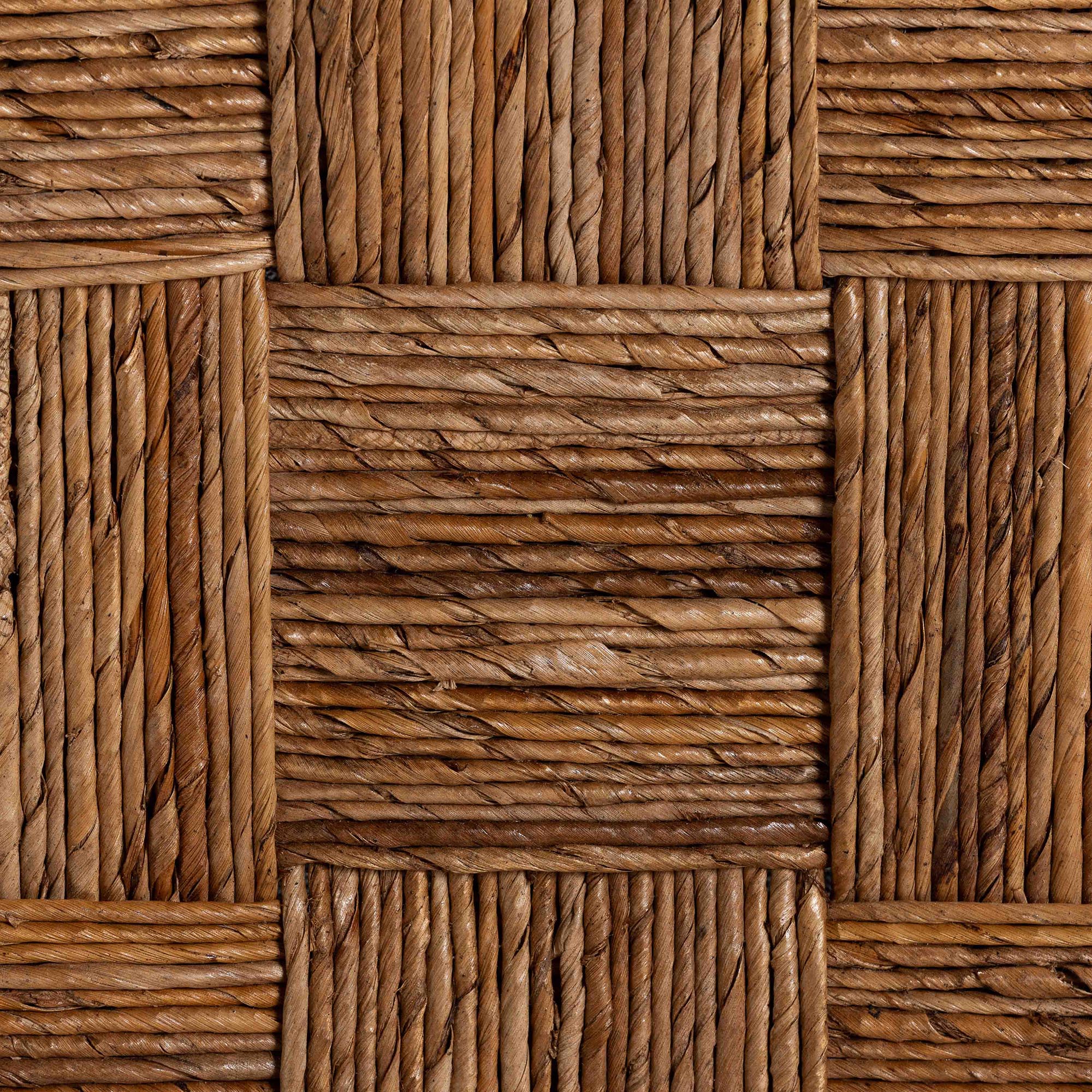 bali & pari Raniya Handwoven Seagrass Dining Chair Set of 2- Solid Mango Wood Frame with Woven Seat and Backrest, Rustic Boho Style Kitchen or Dining Room Seating,