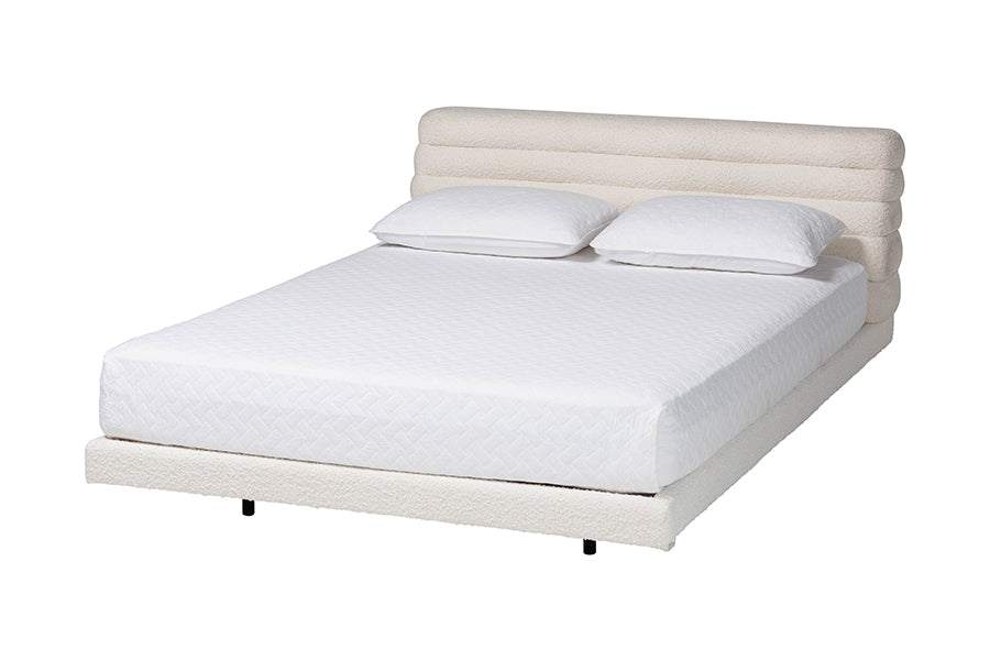 Alfie Boucle Floating Bed