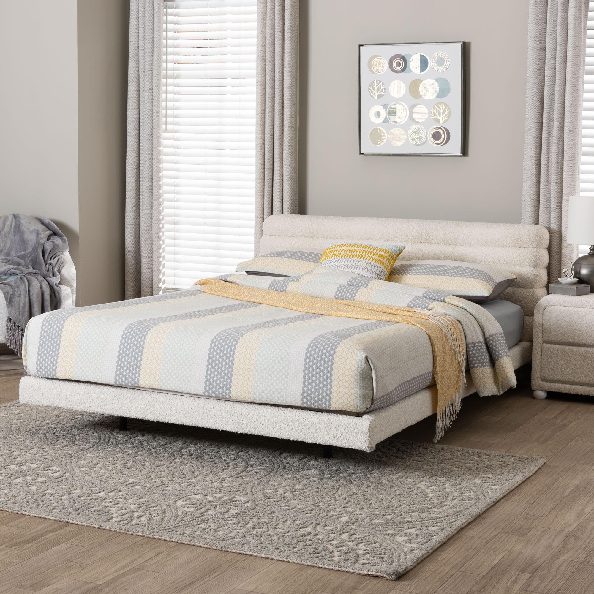 Alfie Boucle Floating Bed