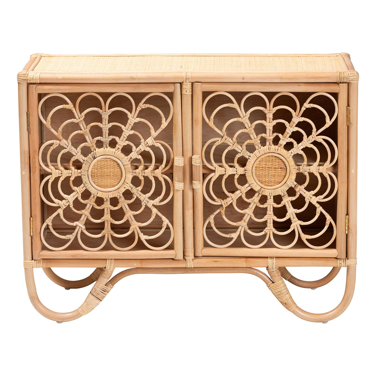 Bali & Pari Acelin Rattan Storage Cabinet