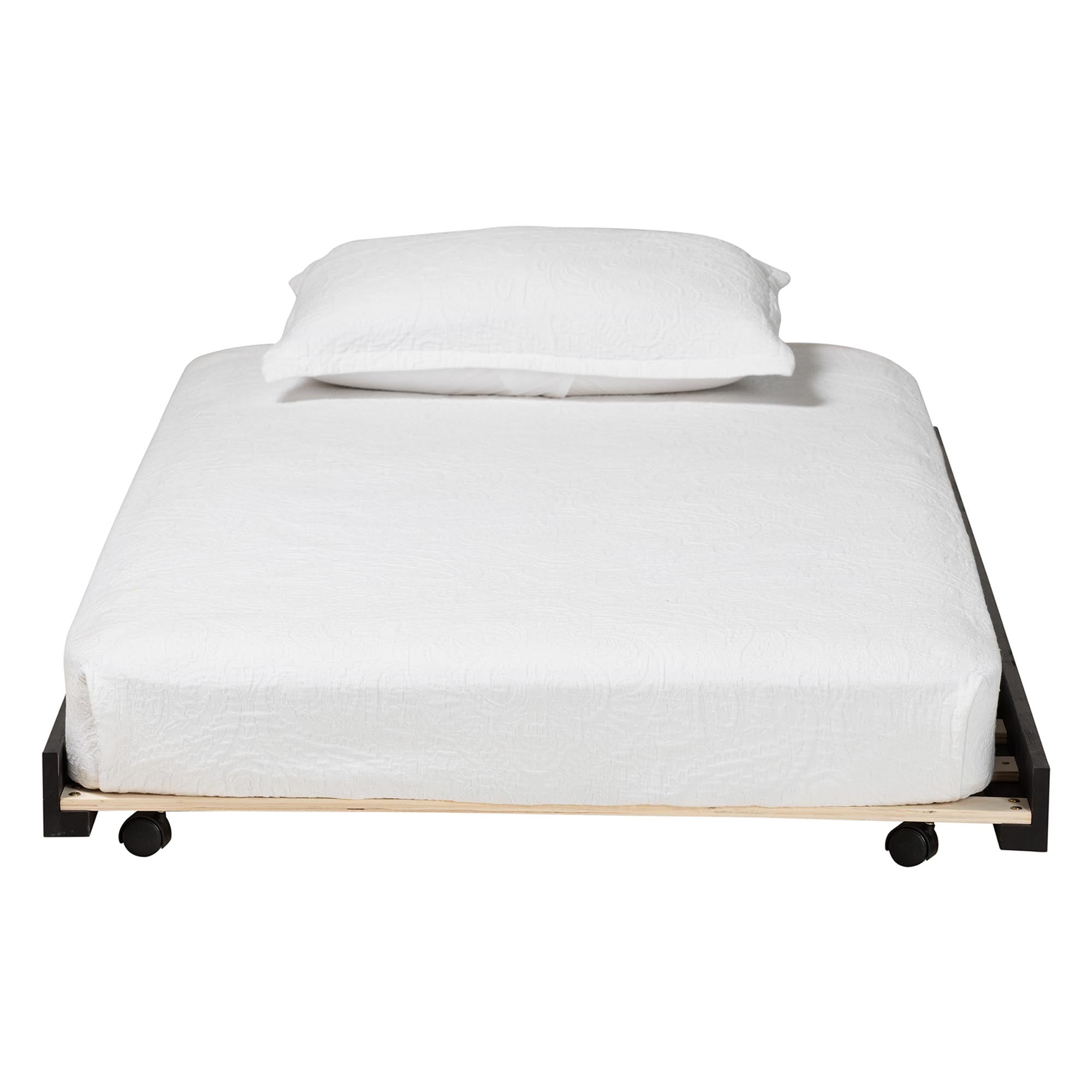 Lucera Trundle Underbed Low-Profile Rolling Base for Daybeds and Guest Rooms