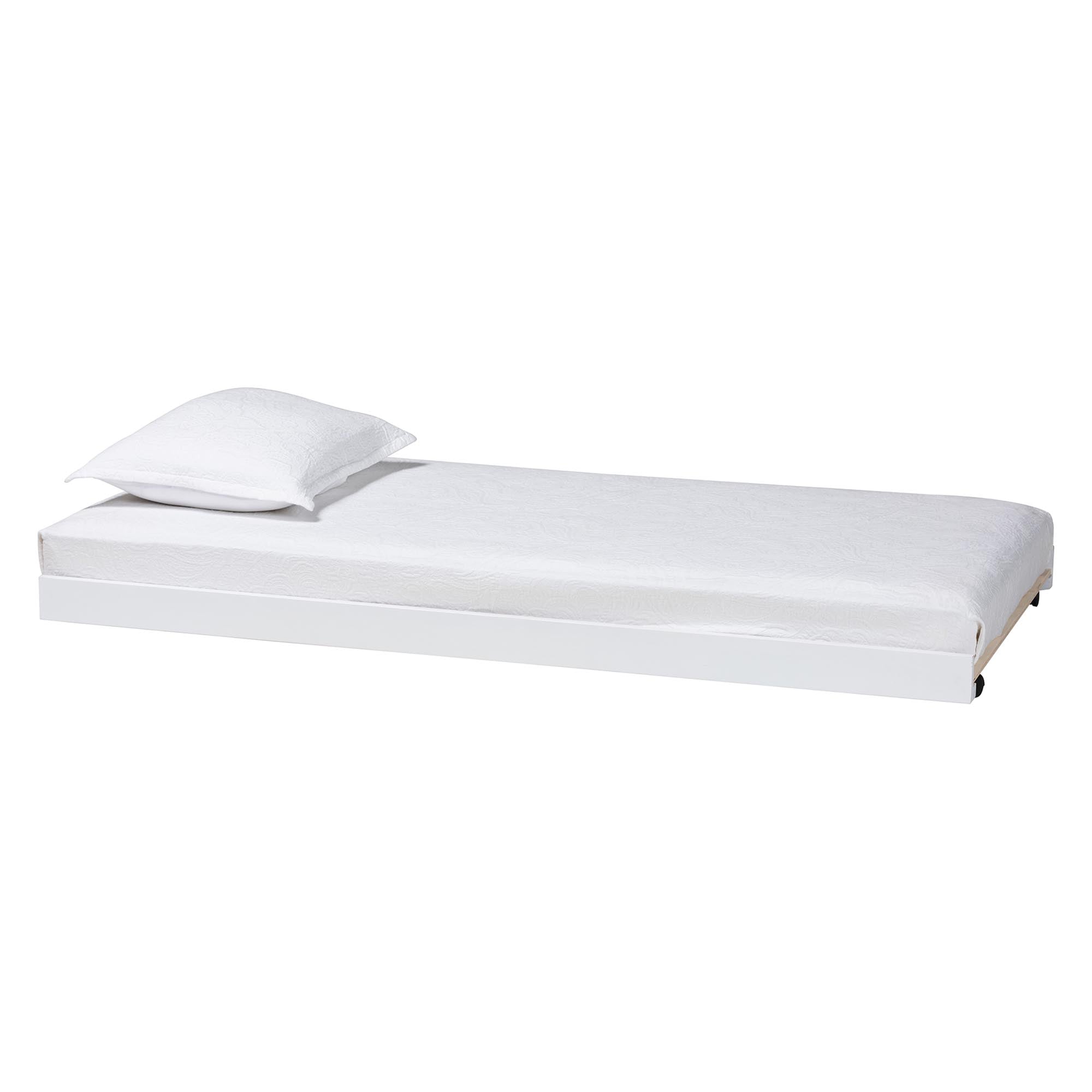 Lucera Trundle Underbed Low-Profile Rolling Base for Daybeds and Guest Rooms