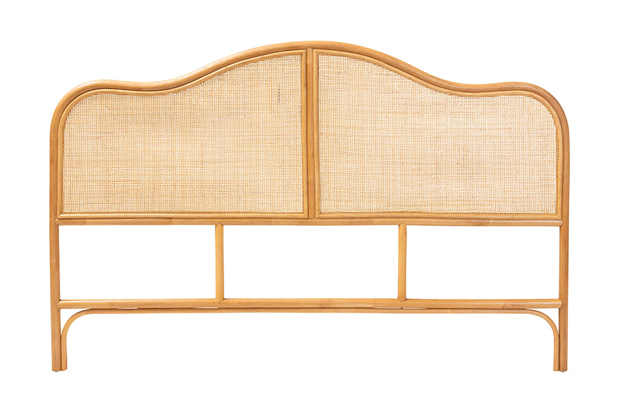 Bali & Pari Adelita Rattan Arched Headboard