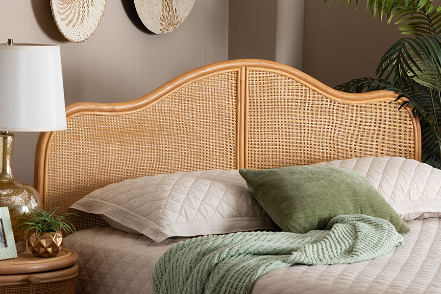 Bali & Pari Adelita Rattan Arched Headboard
