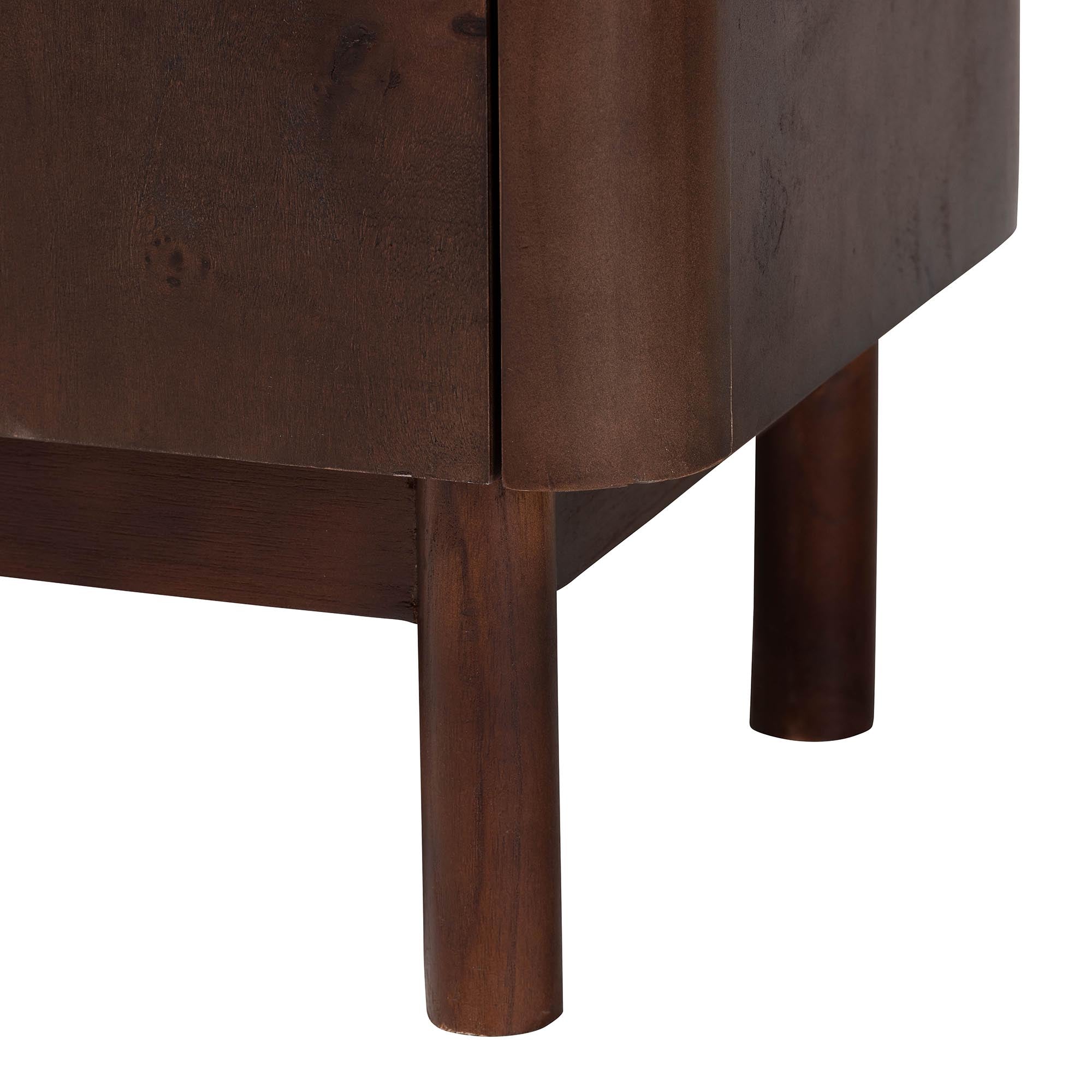 Bali & Pari Latika Real Burl Wood Storage Cabinet