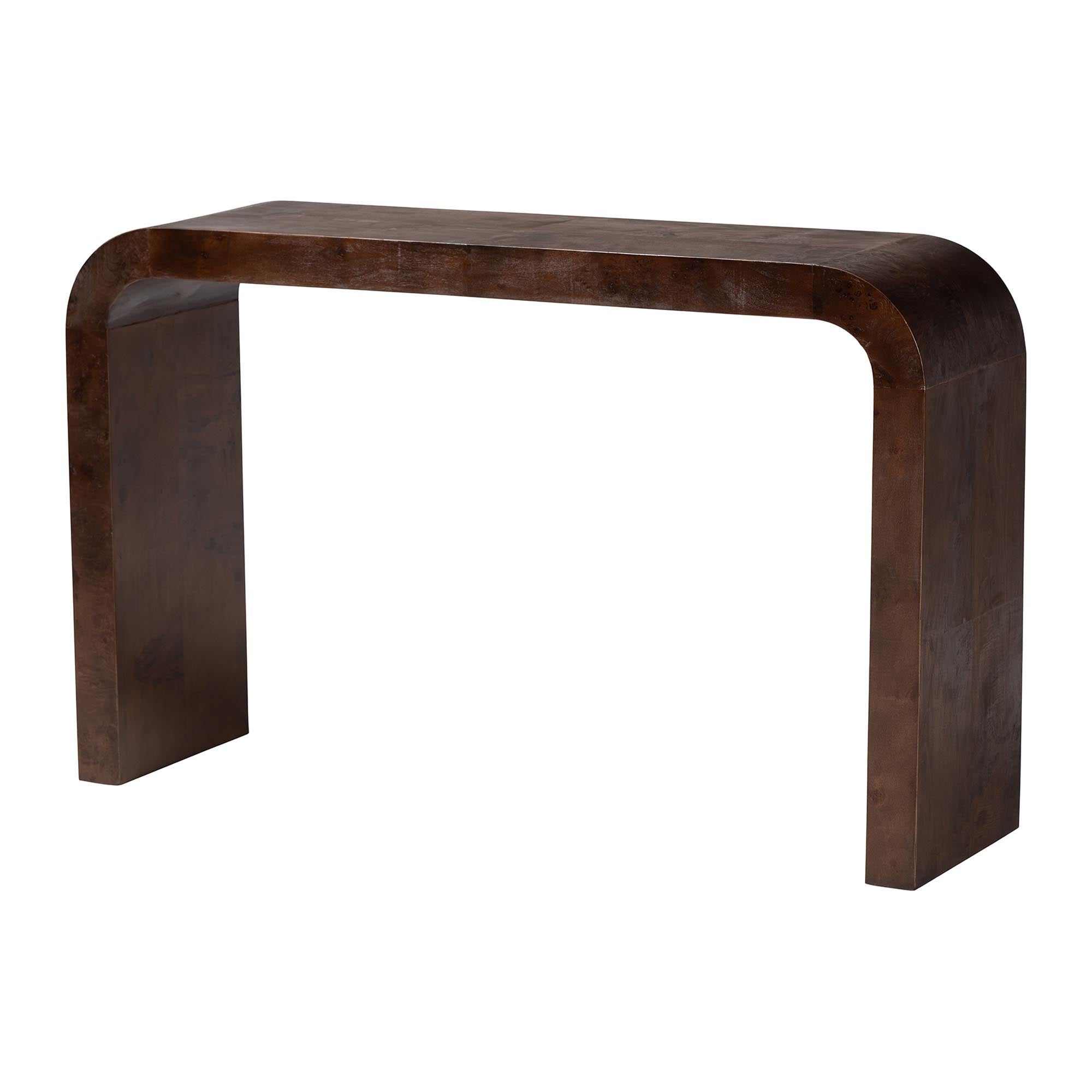Bali & Pari Revelle Real Burl Wood Console Table