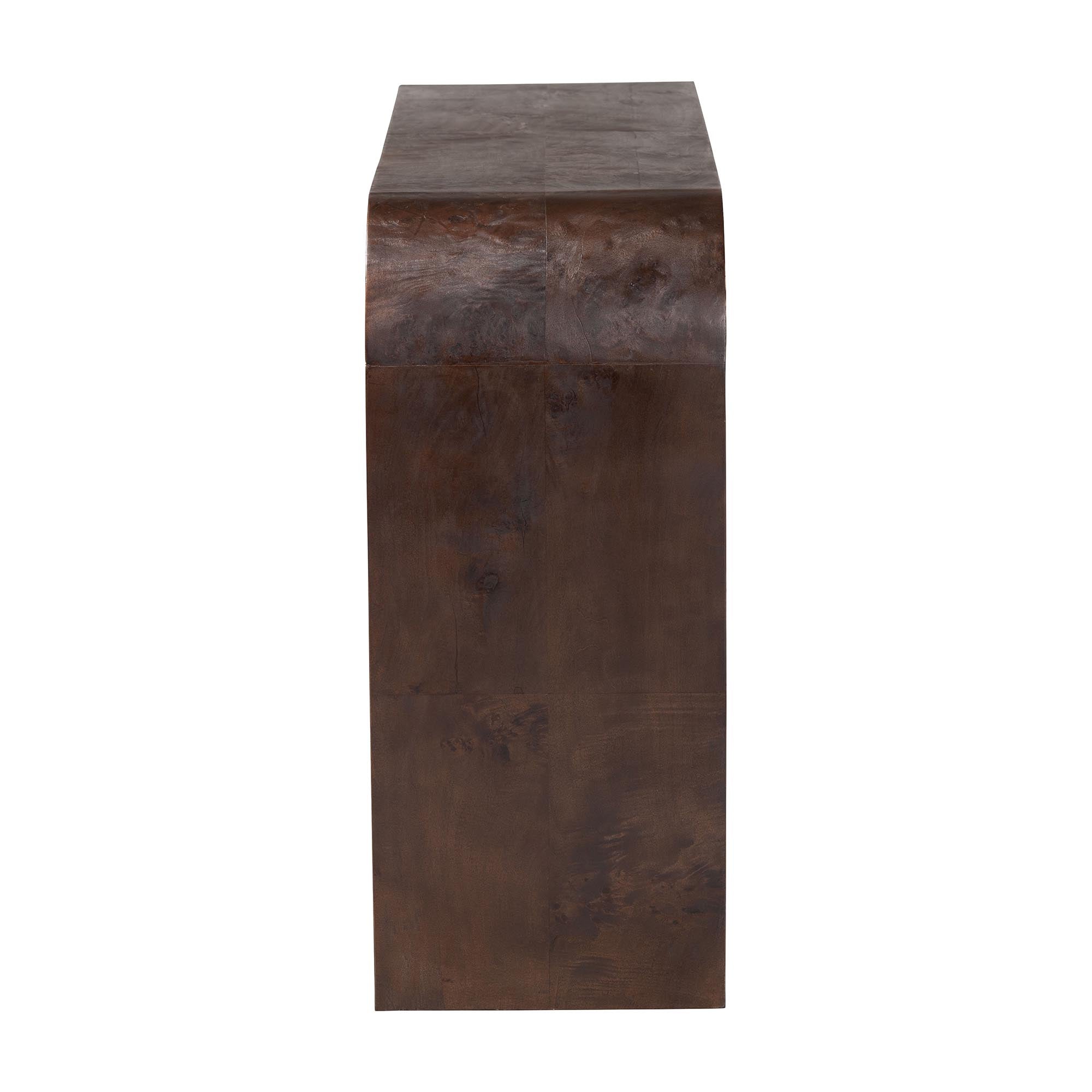 Bali & Pari Revelle Real Burl Wood Console Table