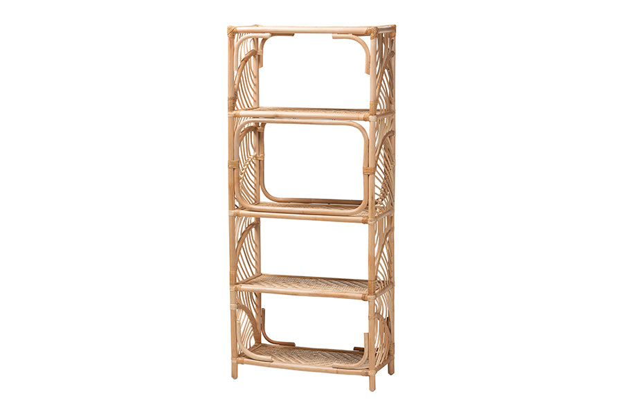 Bali & Pari Baara Rattan 4-Tier Display Shelf