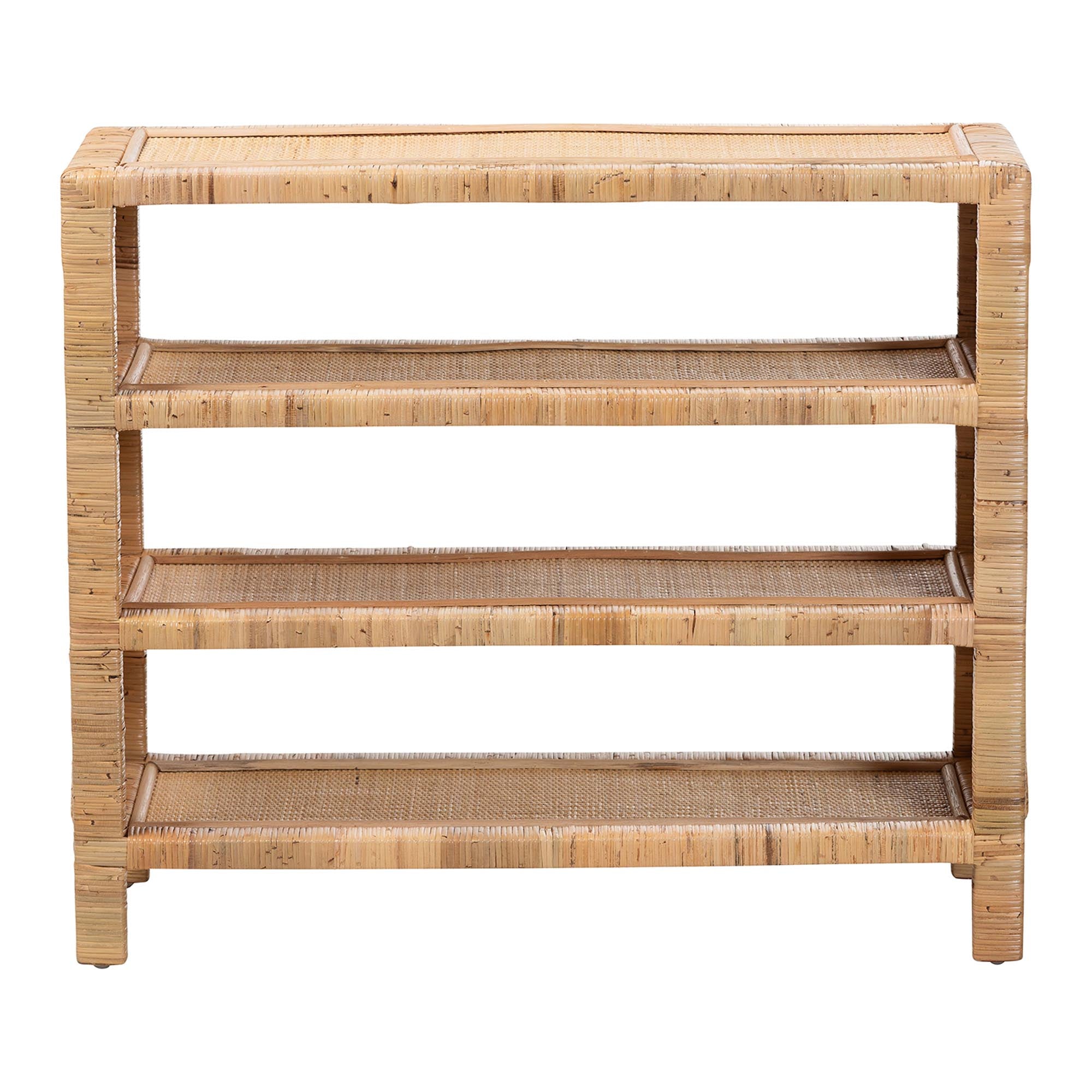 Bali & Pari Abelia Rattan 4-Tier Display Shelf