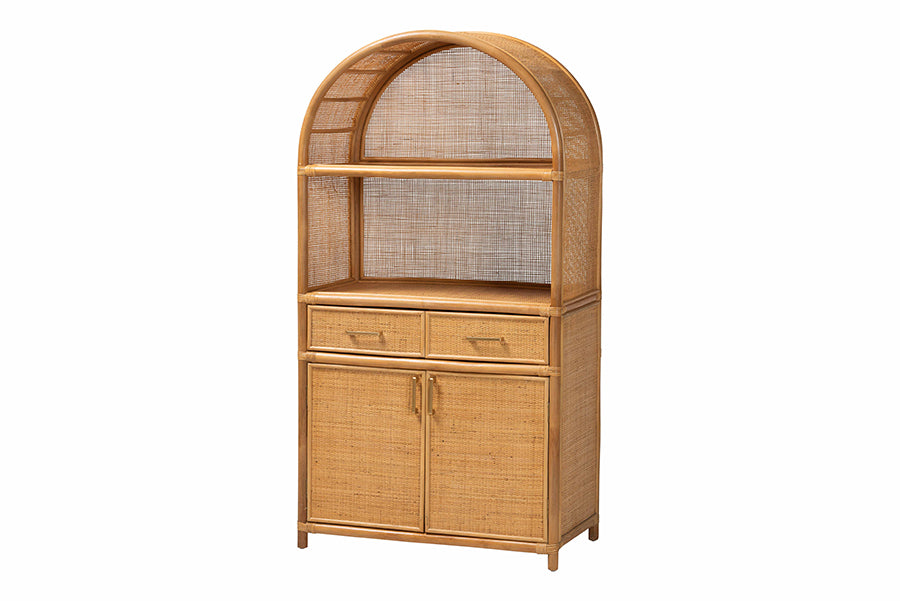 Bali & Pari Mairen Arched Rattan Storage Cabinet