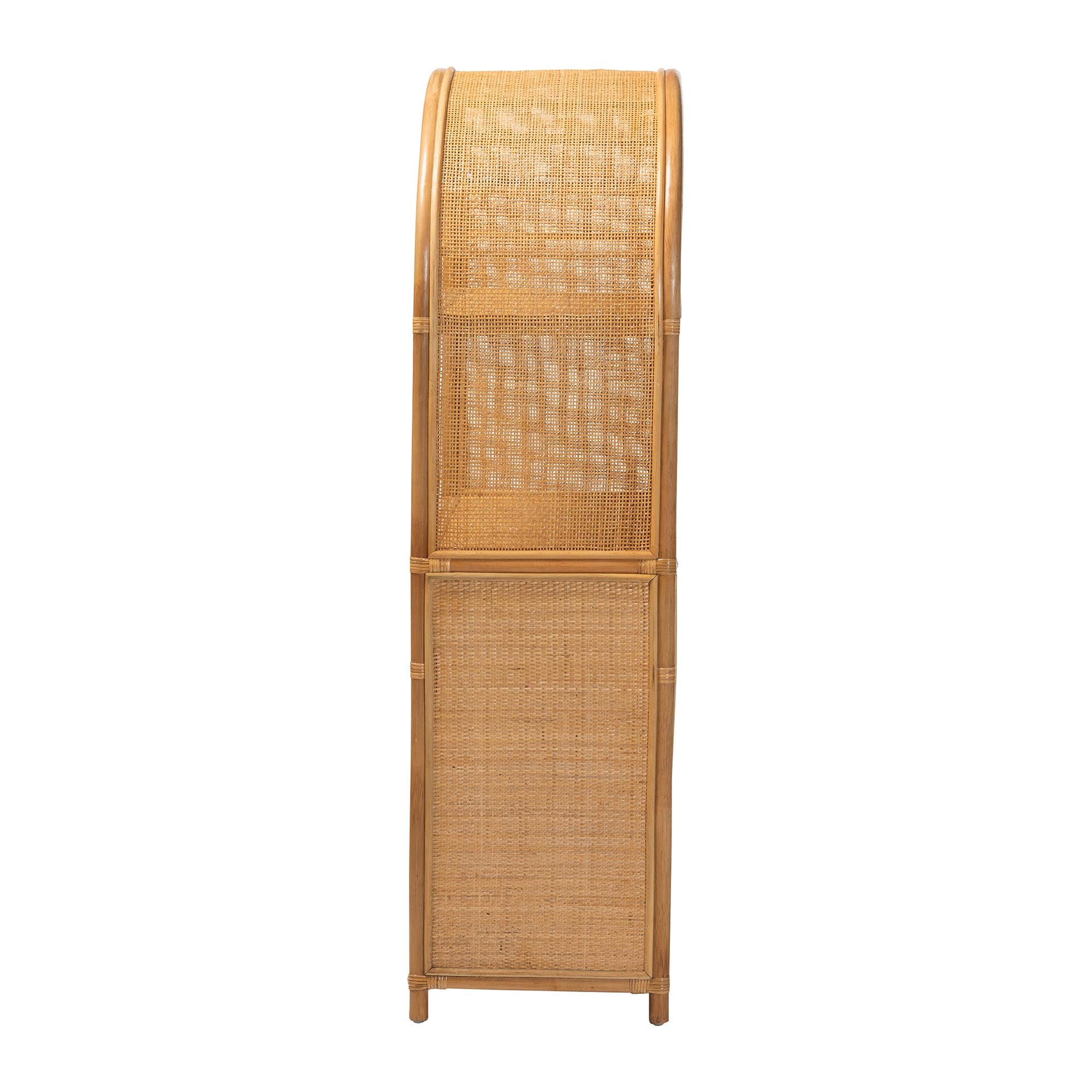 Bali & Pari Mairen Arched Rattan Storage Cabinet