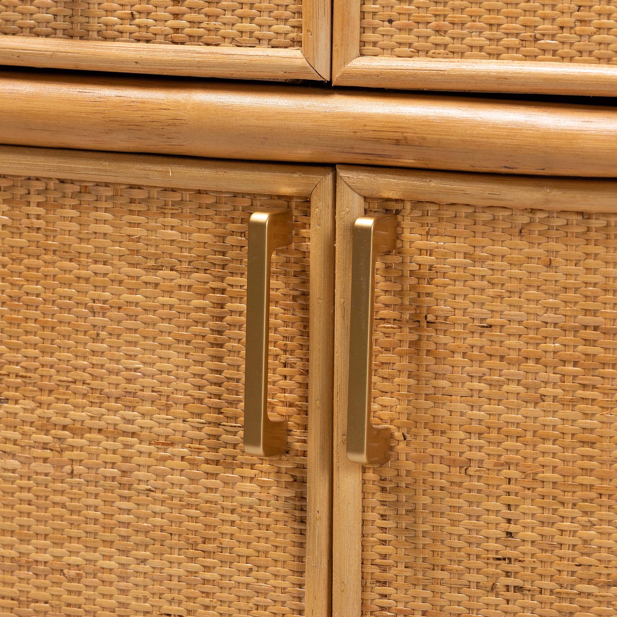 Bali & Pari Mairen Arched Rattan Storage Cabinet