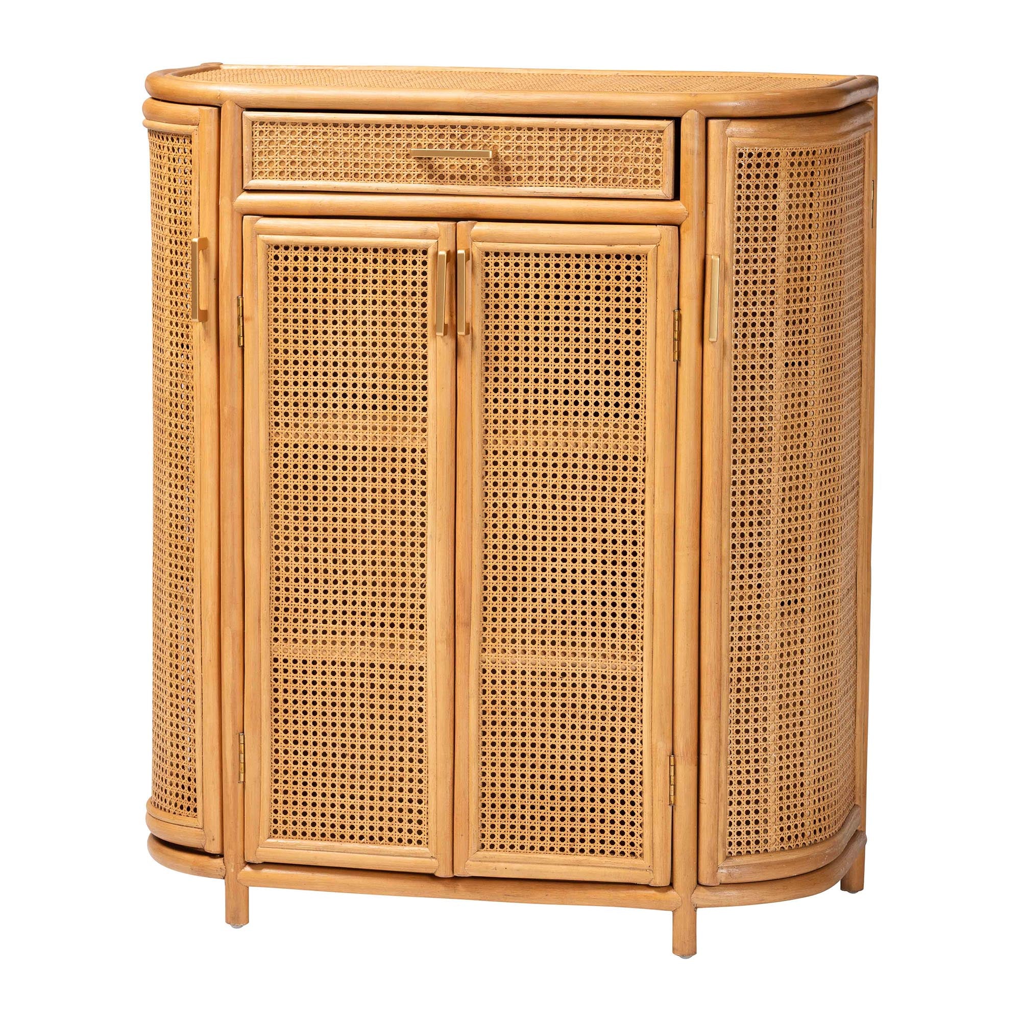 Bali & Pari McKenna Rattan Storage 1-Drawer Cabinet
