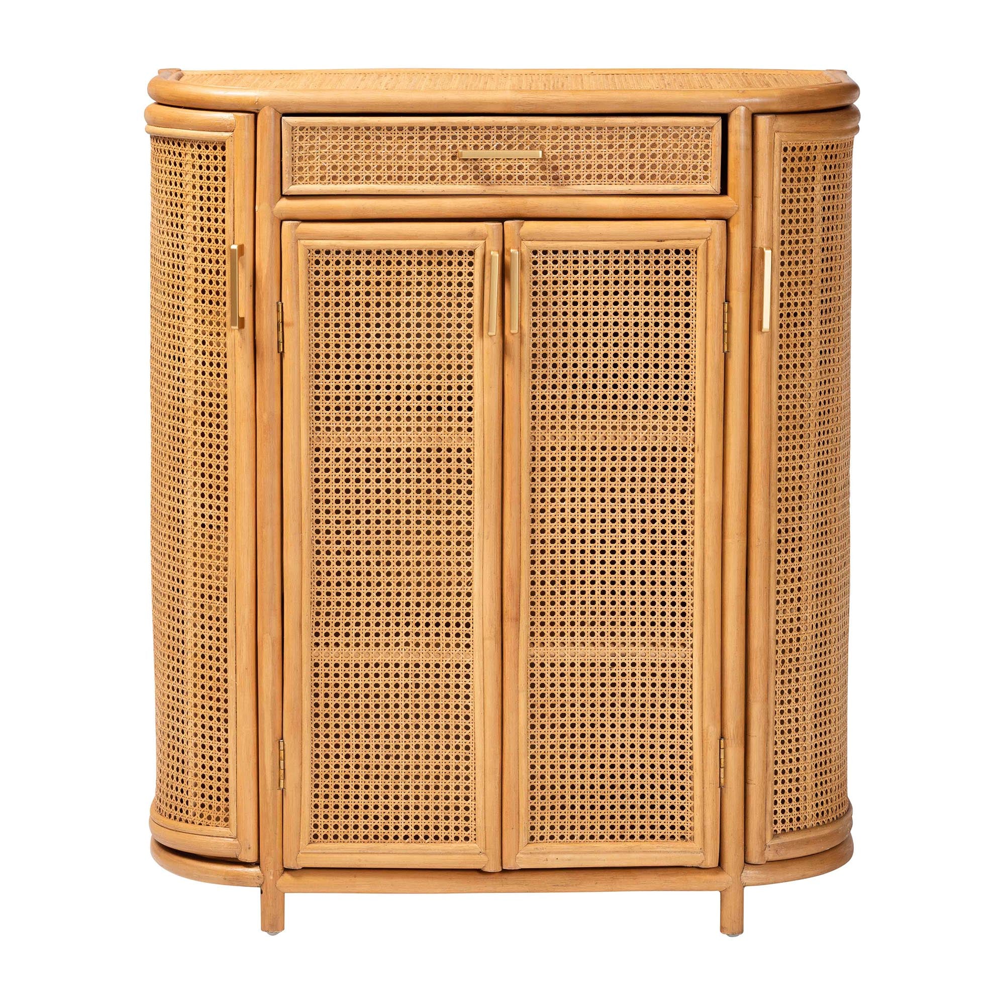 Bali & Pari McKenna Rattan Storage 1-Drawer Cabinet