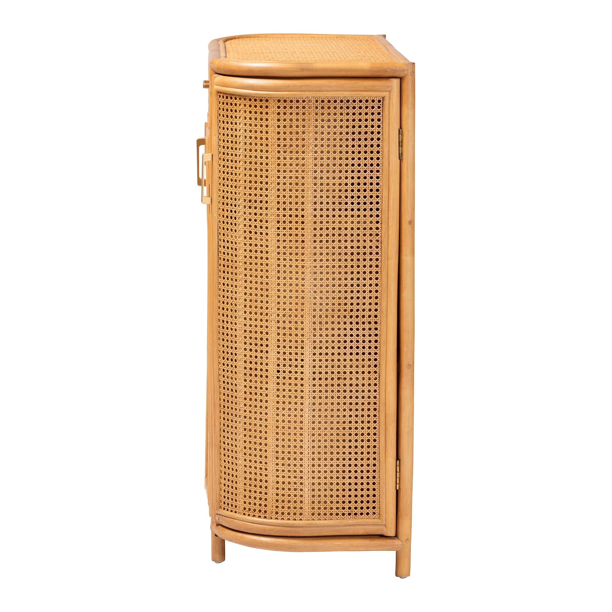 Bali & Pari McKenna Rattan Storage 1-Drawer Cabinet