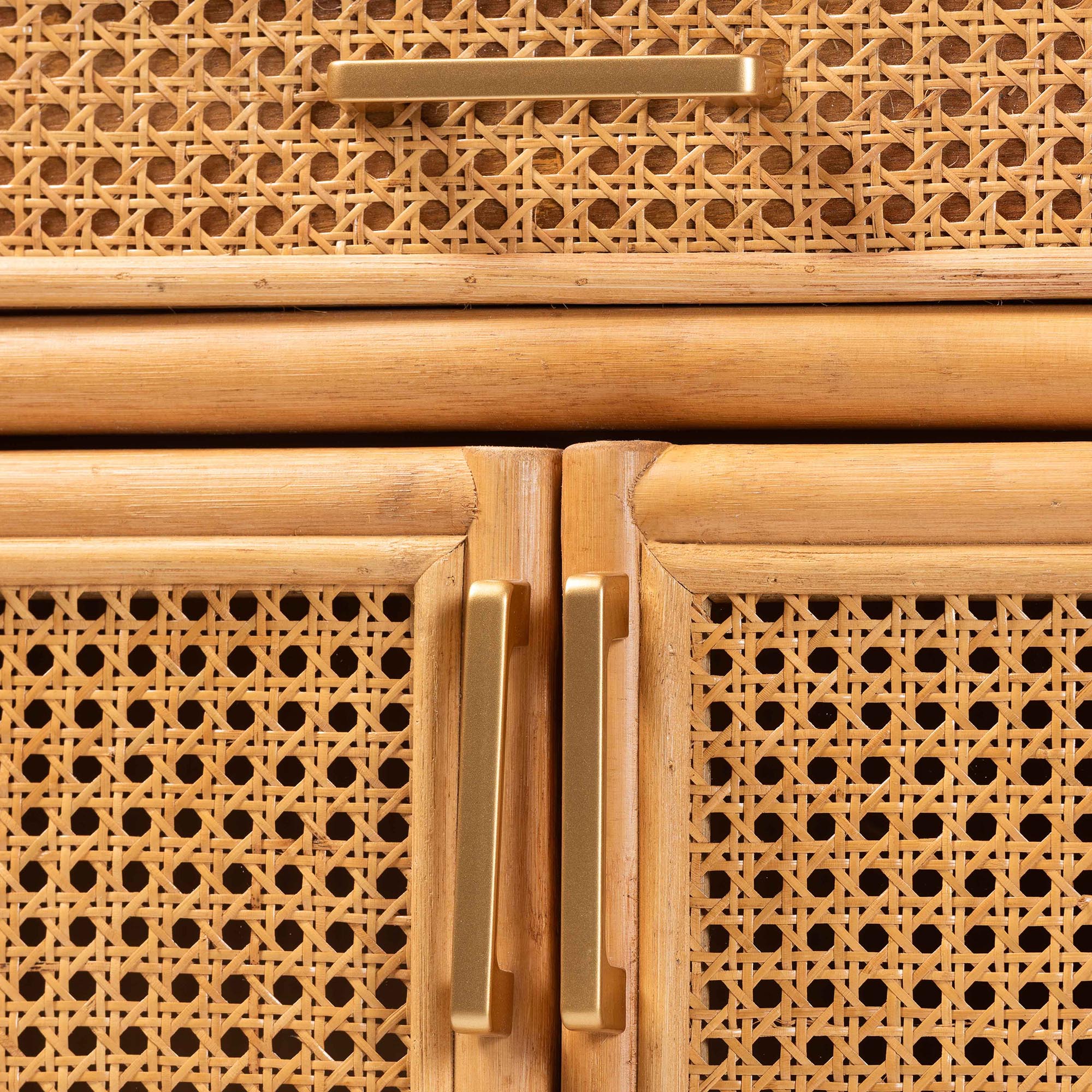 Bali & Pari McKenna Rattan Storage 1-Drawer Cabinet