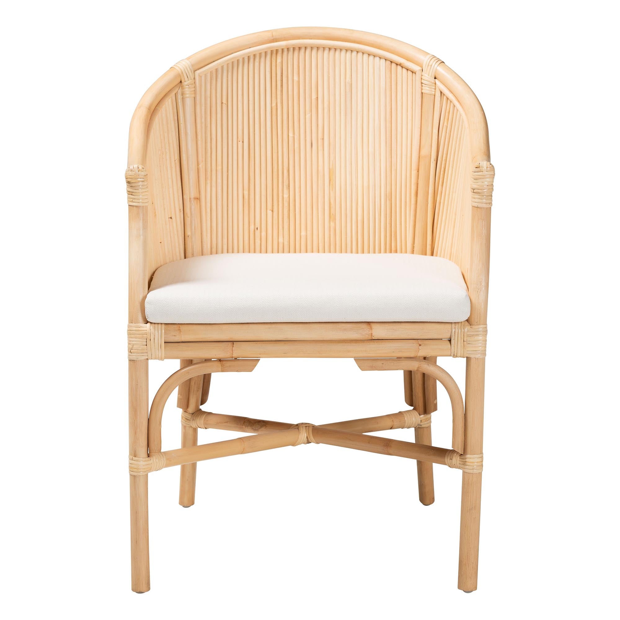 Bali & Pari Hollis Rattan Barrel Chair