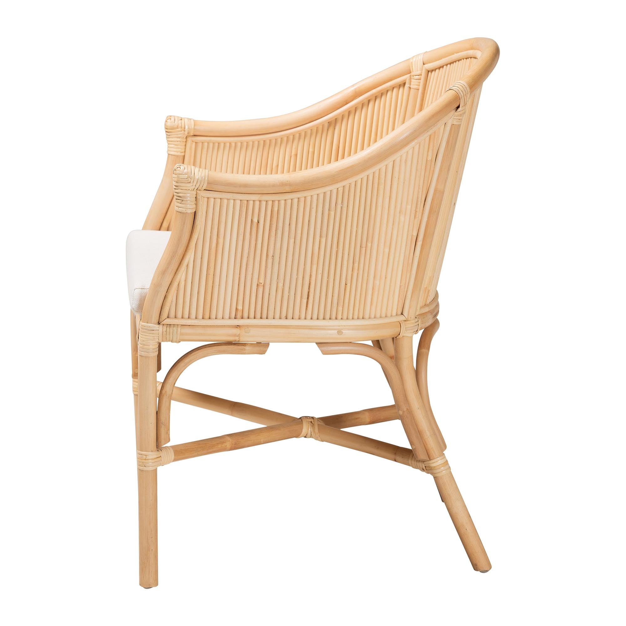 Bali & Pari Hollis Rattan Barrel Chair