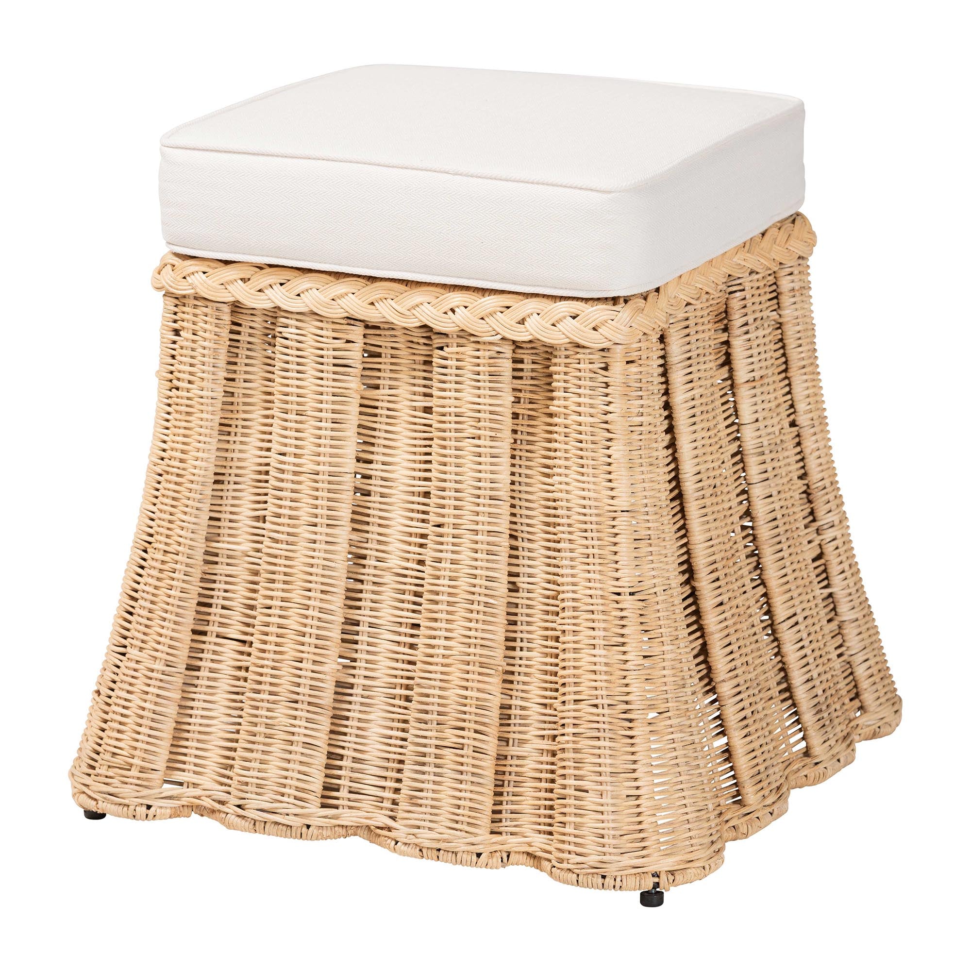 Bali & Pari Rotem Rattan Ottoman