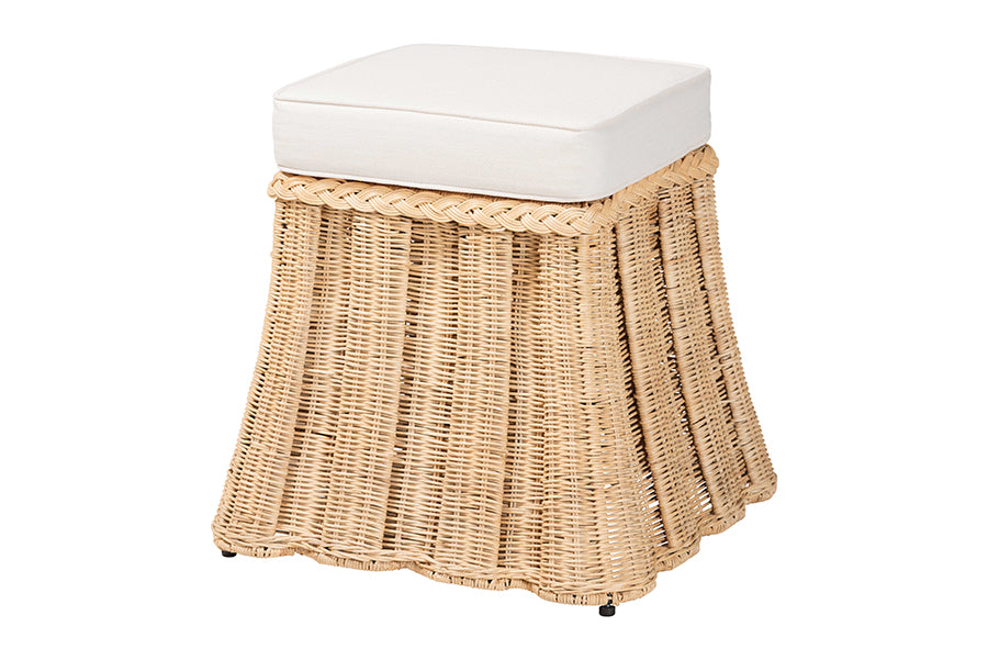 Bali & Pari Rotem Rattan Ottoman