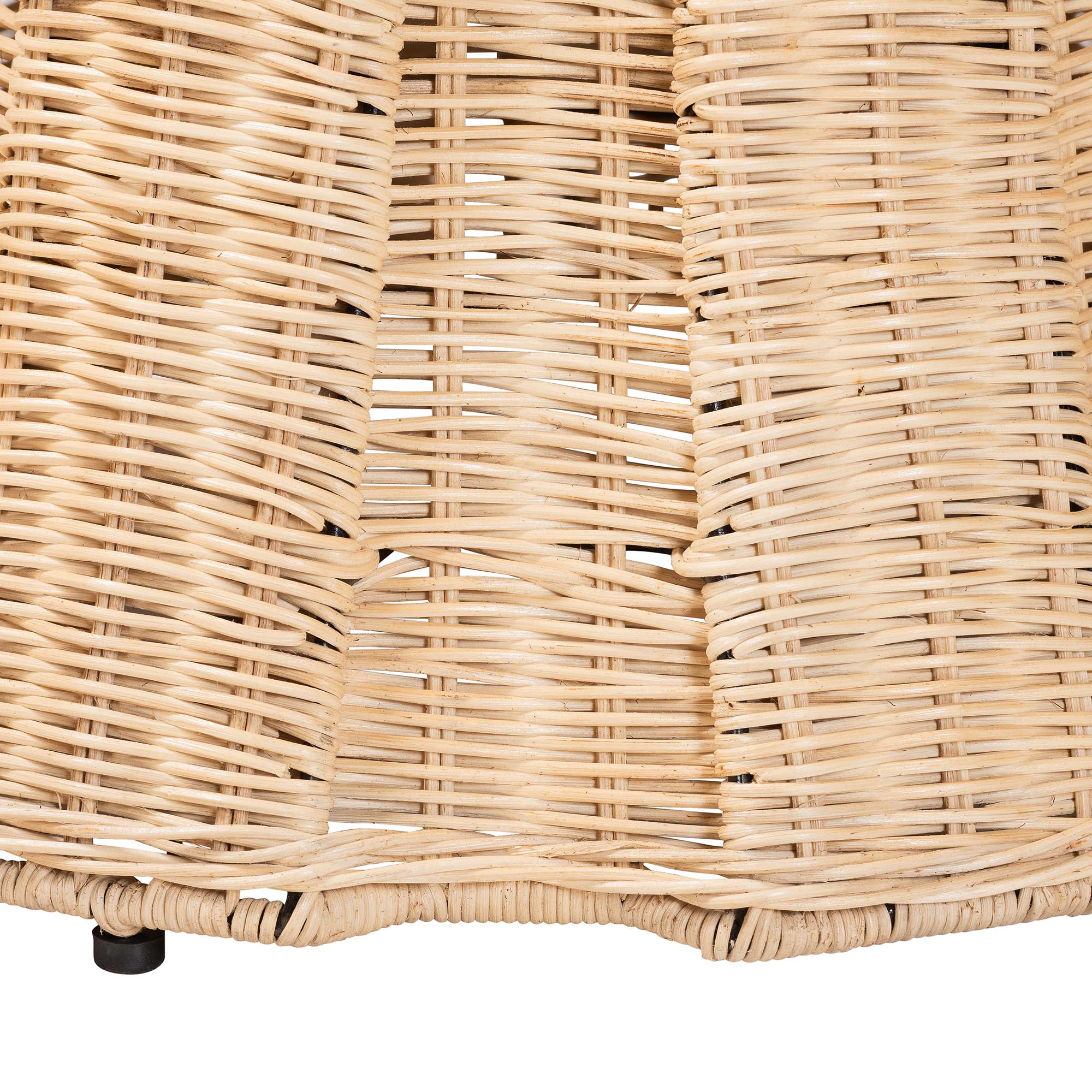 Bali & Pari Ying Round Rattan Ottoman
