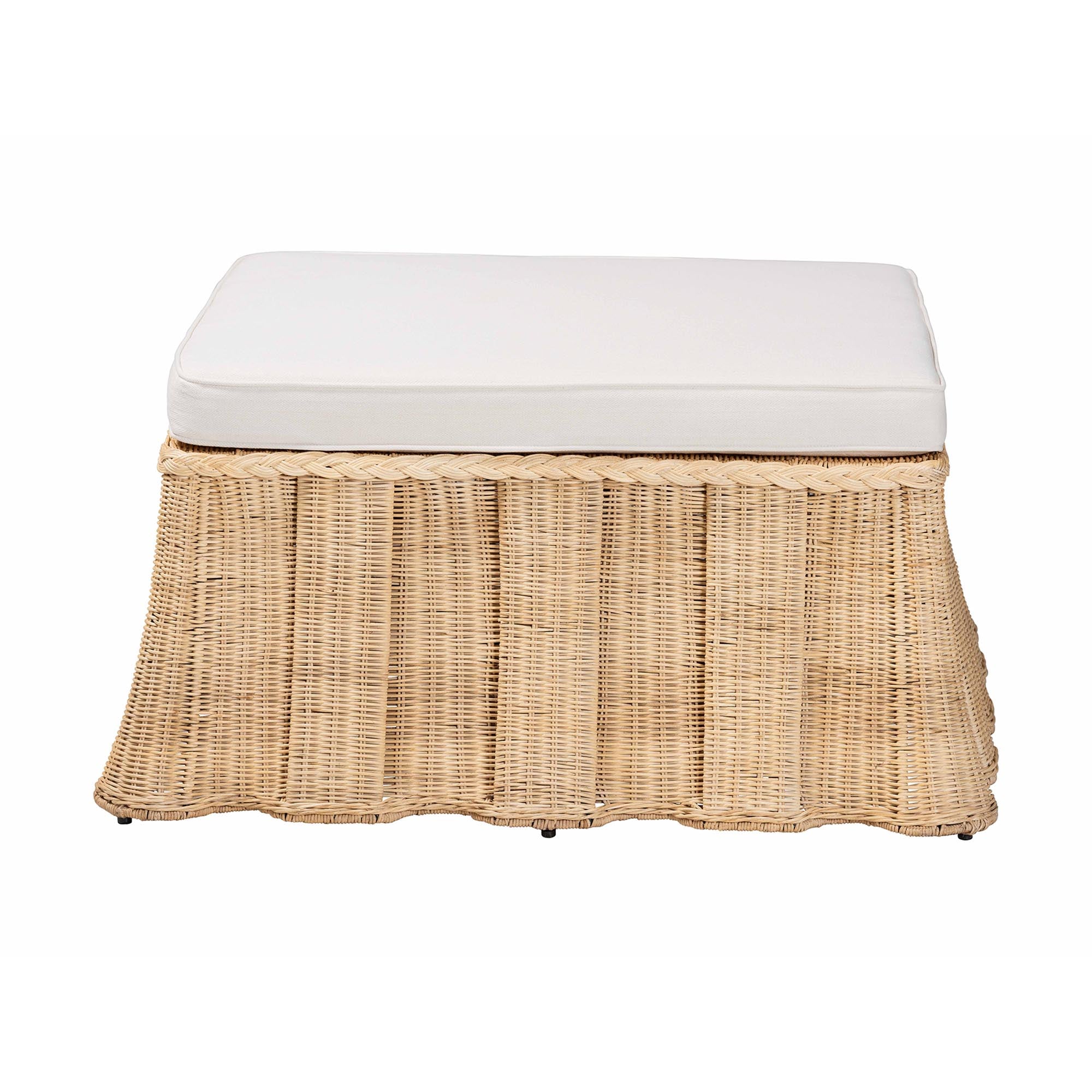 Bali & Pari Rotem Rattan Ottoman