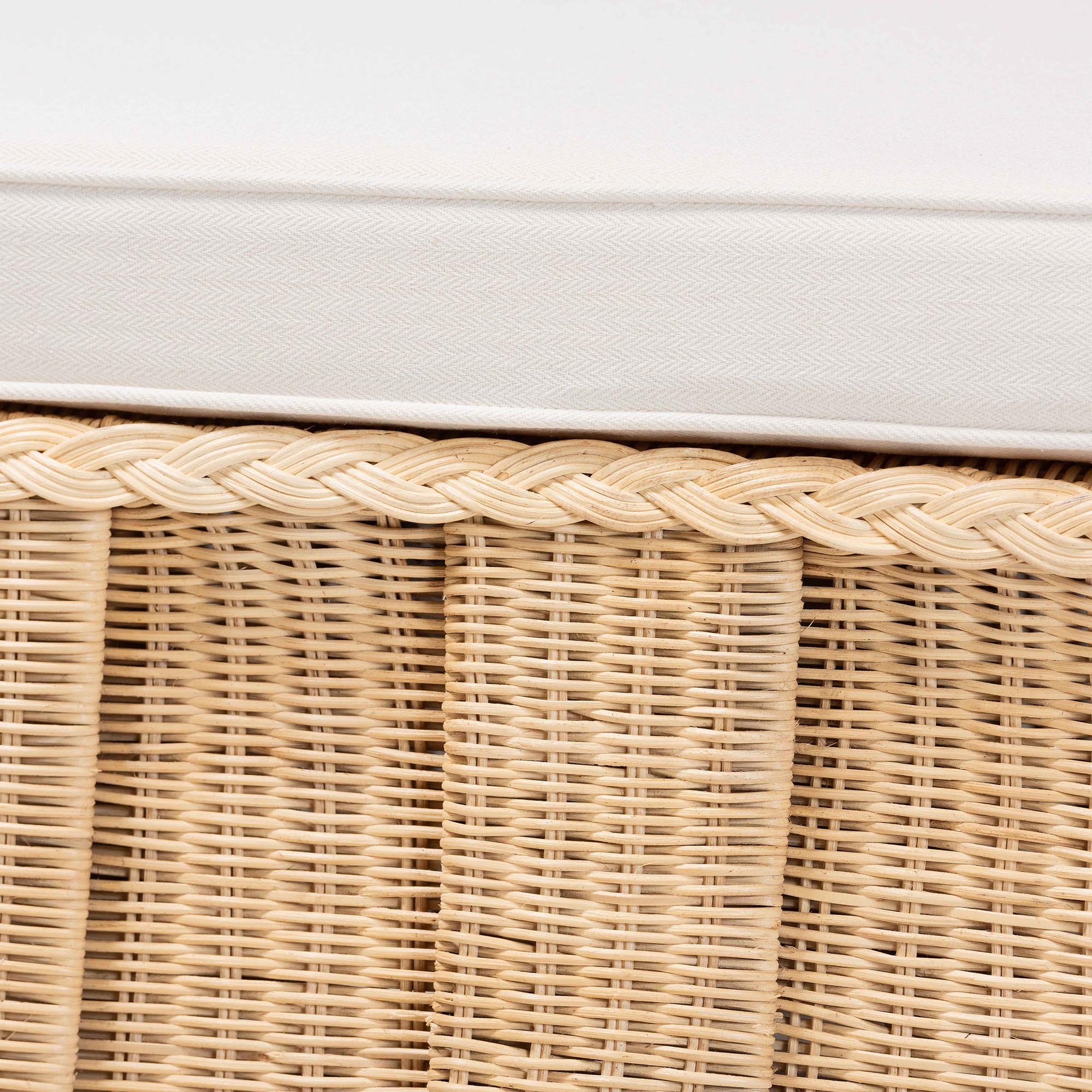 Bali & Pari Rotem Rattan Ottoman