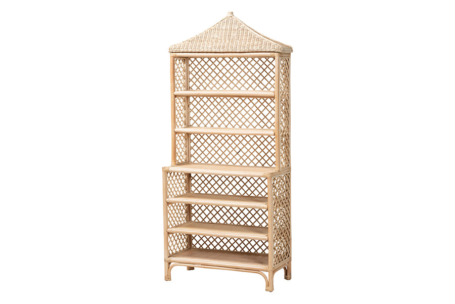 Bali & Pari Adonis Rattan Display Shelf