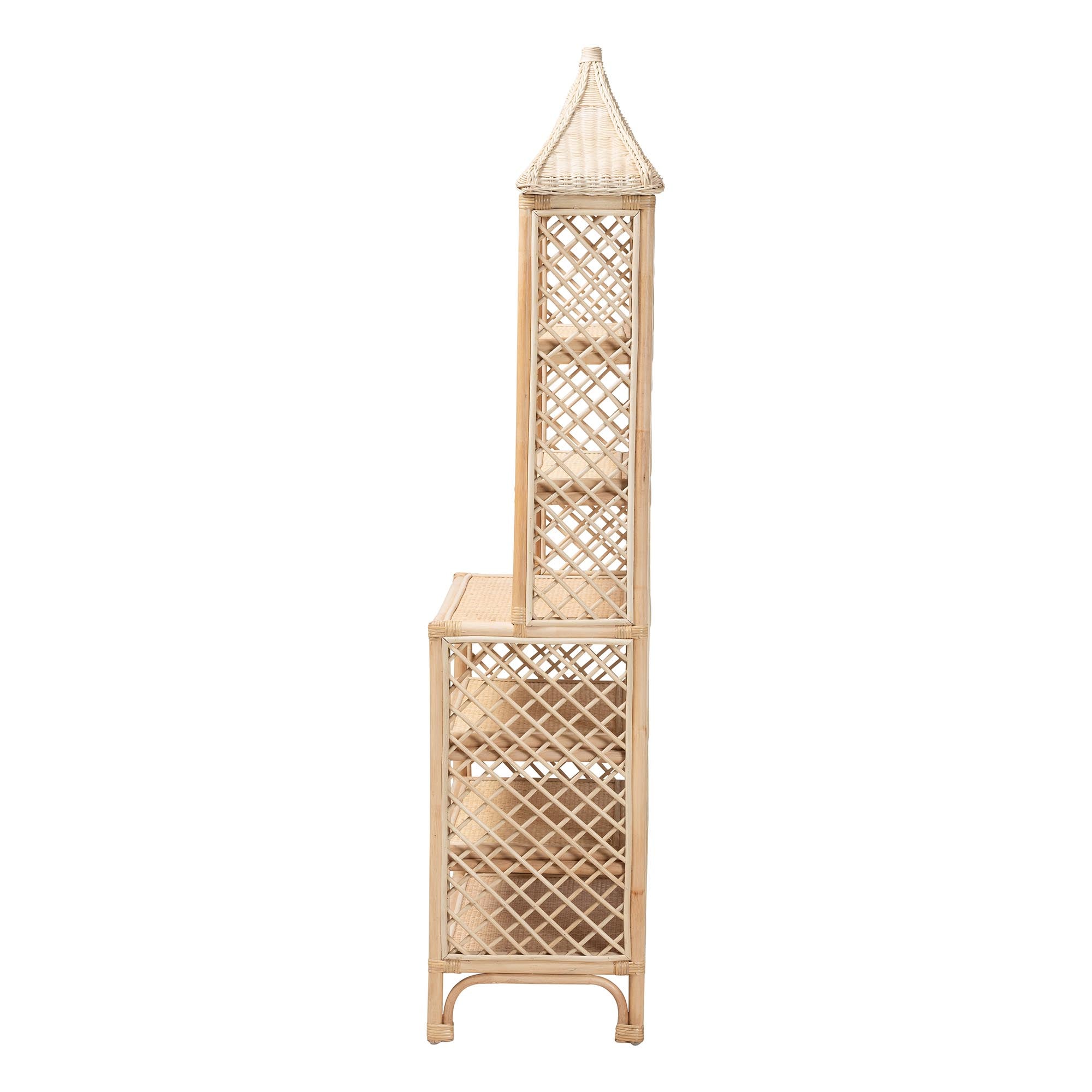 Bali & Pari Adonis Rattan Display Shelf