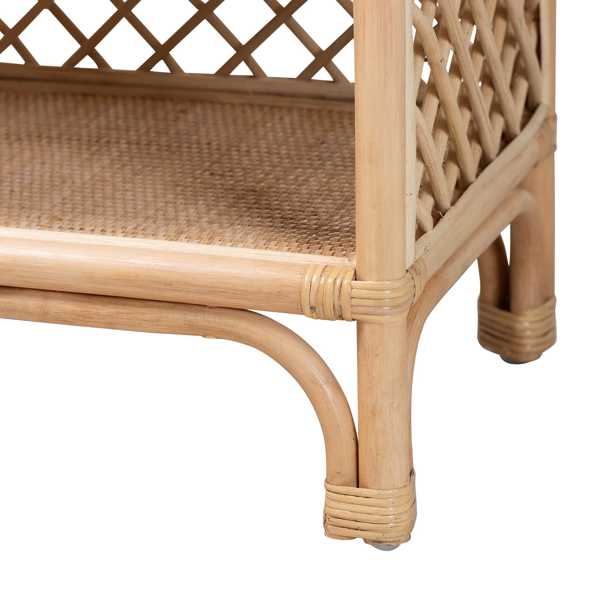 Bali & Pari Adonis Rattan Display Shelf
